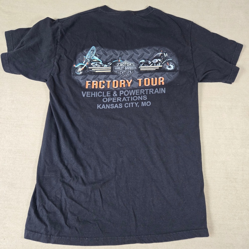 Harley Davidson‎ Factory Tour Kansas City Motorcycle Graphic T Shirt Medium MO
